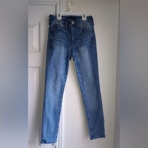 Aeropostale Women's Blue High Rise Jeggings SIZE 0 SHORT